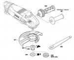 Bosch 3 601 H95 F02 GWS-26-230-LVI Angle-Grinder Spare Parts